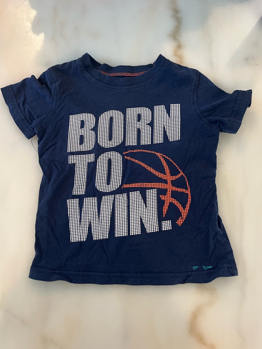 Carter's Navy Short-Sleeve "Born to Win" Basketball Tee